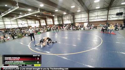 95 lbs Champ. Round 2 - Xavier Fowler, Davis Wrestling Club vs Jackson Gardner, Sanderson Wrestling Academy