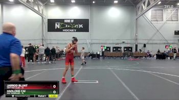 120 lbs Semis (4 Team) - Haolong Cai, Mat Warriors vs Jarrod Blunt, Grit Mat Club