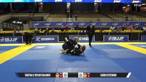 Carri Czyzewski vs Tabitha K Taylor Faulkner 2026 Pan Jiu Jitsu IBJJF Championship