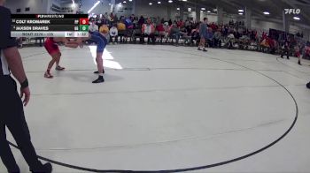 135 lbs Semifinal - Jaxsen Draves, GI Grapplers vs Colt Kromarek, Plainview Pirates