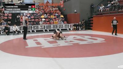 132 lbs Champ. Round 1 - Parker Stevens, Concord Christian School vs Carlton King, Montgomery Bell Academy