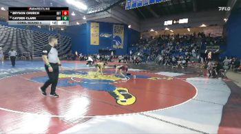 106 lbs Cons. Round 4 - Cayden Clark, Great Bridge vs Bryson Church, Dobyns Bennett
