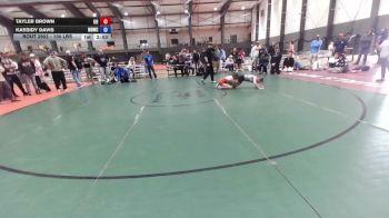 100 lbs 1st Place Match - Tayler Brown, East Idaho Elite vs Kassidy Davis, Mat Demon Wrestling Club