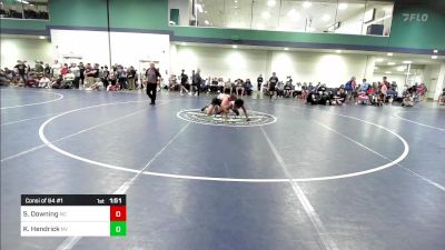 157 lbs Consi Of 64 #1 - Seth Downing, NC vs Kash Hendrick, NV