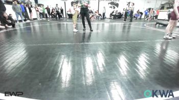 37 lbs Rr Rnd 2 - Gideon Fox, Locust Grove Youth Wrestling vs Baxter Sellers, Salina Wrestling Club