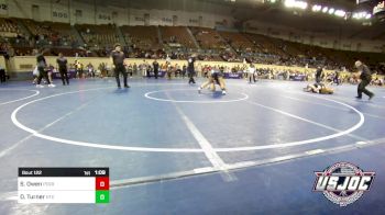 118 lbs Semifinal - Sayben Owen, Perry Lady Maroons vs Dru Turner, Hinton Takedown Club