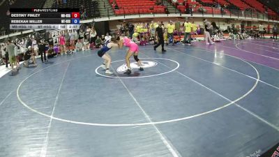 135 lbs Destiny Finley, Montana Banditry HS Girls vs Rebekah Miller, Montana HS Girls