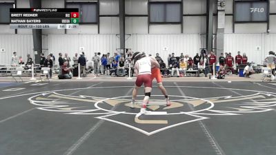 133 lbs Round Of 32 - Brett Redner, Rhode Island College vs Nathan Sayers, Coast Guard