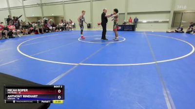 175 lbs Round 1 (8 Team) - Micah Roper, Michigan vs Anthony Rinehart, Indiana