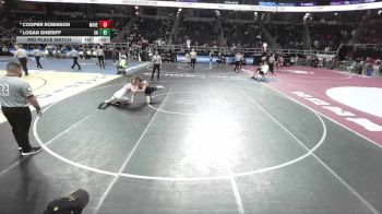 II-157 lbs 3rd Place Match - Logan Sheriff, Southern Hills vs Cooper Robinson, Waverly