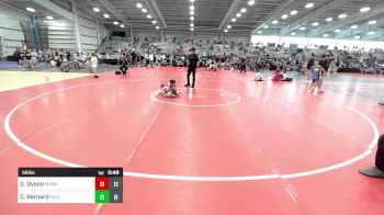 56 lbs Semifinal - Graham Dyson, Mat Assassins Black vs Christian Bernard, PA Alliance Black