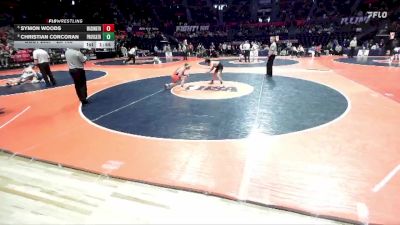 2A 106 lbs 5th Place Match - Christian Corcoran, New Lenox (Providence Catholic) vs Symon Woods, Washington