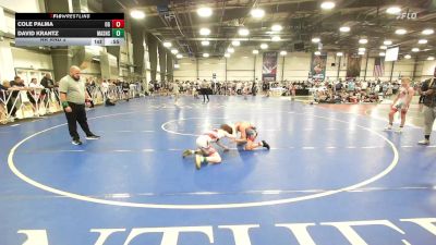 95 lbs Rr Rnd 2 - Cole Palma, Ohio Gold vs David Krantz, Mat Assassins White