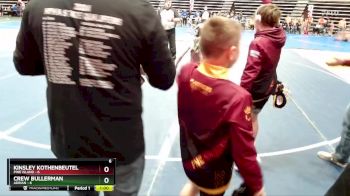 55 lbs Finals (8 Team) - Crew Bullerman, Adrian vs Kinsley Kothenbeutel, Pine Island