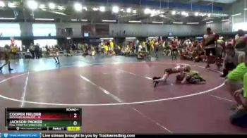 60 lbs Round 1 (8 Team) - Cooper Fielder, Backyard Brawlers vs Jackson Parker, Full Throttle Wrestling