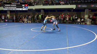 100 lbs Champ. Rd Of 16 - Dominic Gorder, Team Donahoe Wrestling Club vs Titus Slaughter, Ironclad Wrestling Club