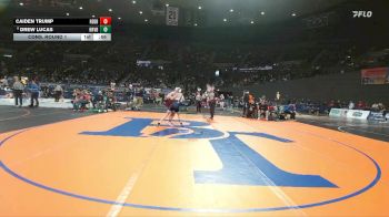 5A Boys 132 lbs Cons. Round 1 - Caiden Trump, Redmond Boys vs Drew Lucas, Hood River Valley Boys