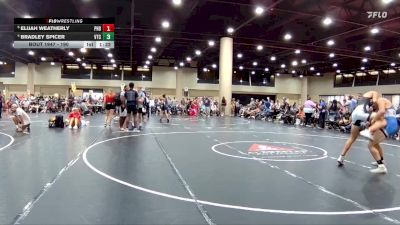 190 lbs Quarterfinal - Elijah Weatherly, Parrish Highschool Bulls vs Bradley Spicer, Venice Takedown Club