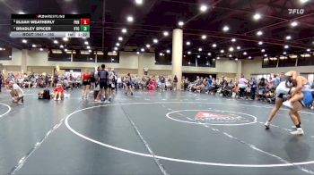 190 lbs Quarterfinal - Elijah Weatherly, Parrish Highschool Bulls vs Bradley Spicer, Venice Takedown Club