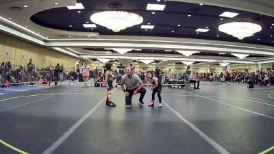 43 lbs Quarterfinal - Noah Escarcega, Manu Wr Ac vs Rocco Mata-Monks, Gold Rush Wr Ac