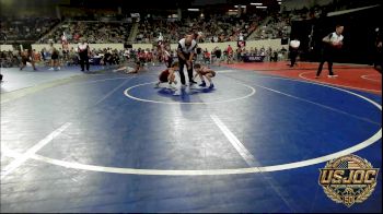 58 lbs Round Of 32 - Hayden Gregory, Tulsa Blue T Panthers vs Ezekiel Olsen, Fitness Fight Factory Wrestling Club