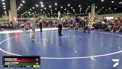 126 lbs Round 3 (6 Team) - Camden Kief, Crusaders WC- Red vs Aiden Sumner, Refinery WC