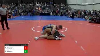 160 lbs Consolation - Aaron Ayzerov, NJ vs Erik Gibson, PA
