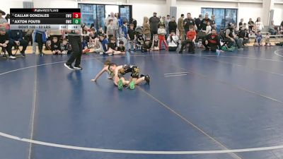 53 lbs Semis - Callan Gonzales, Champions Wrestling Club vs Axton Fouts, Ridge Wrestling Club