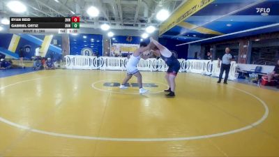 285 lbs Quarterfinal - Ryan Reid, Palmetto vs Gabriel Ortiz, Eagle Empire