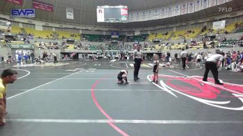 52 lbs Rr Rnd 1 - Charlotte- Anasthasia Espe, Bentonville Wrestling Club vs Cora Thomas, Prairie Grove Youth Wrestling