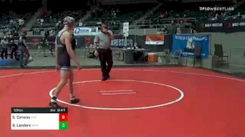 126 lbs Consolation - Zachary Evans III, Whitted Trained vs Charles Sauerwin, Bayou Elite