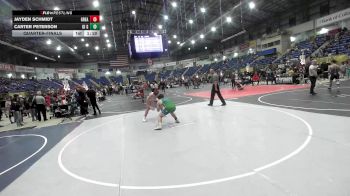 165 lbs Quarterfinal - Jayden Schmidt, Great Falls Bison vs Carter Peterson, GI Grapplers