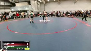 138 lbs Champ. Round 2 - Hayden Haase, Windsor vs Aiden Keilman, Doherty