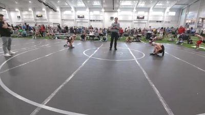 80 lbs Round 4 (10 Team) - SJ Gilliam, CrossRoads Wrestling vs Cael Dennison, Project X