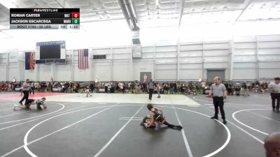 65 lbs Quarterfinal - Roman Carter, Mat Demon WC vs Jackson Escarcega, Manu WC