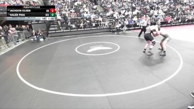 6A 215 lbs Cons. Round 2 - Jackson Olsen, Mountain Ridge vs Kaleb Pigg, Westlake