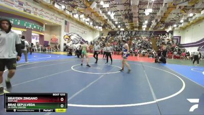 165 Boys Cons. Semi - Brae Sepulveda, La Costa Canyon vs Brayden Zingano, Eastlake