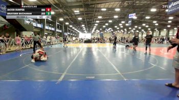 106 lbs Rr Rnd 2 - Jacob Dunfee, Ohio Titan Grey vs Brayden Buchanan, Journeymen Wrestling Red