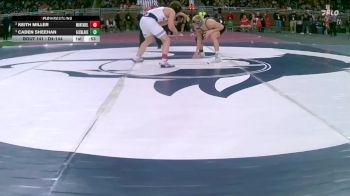 D4-144 lbs Cons. Round 1 - Keith Miller, Blanchard Montabella vs Caden Sheehan, Maple City Glen Lake