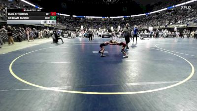 60 lbs Quarterfinal - Jase Atherton, Mifflin County vs Graham Dyson, North Pocono