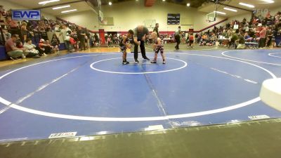 52 lbs Consi Of 16 #2 - Danger Welch, Claremore Wrestling Club vs Jean Marcos Licero Melean, Salina Wrestling Club