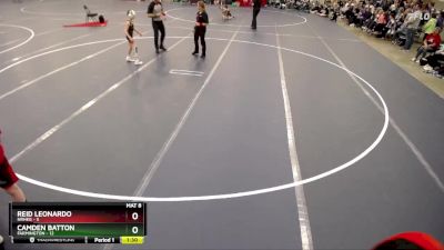 60 lbs Semis & 1st Wrestleback (8 Team) - Camden Batton, Farmington vs Reid Leonardo, NRHEG