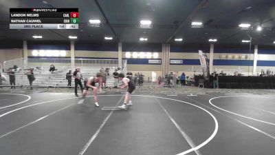 150 lbs 3rd Place - Landon Nelms, Carlsbad HS vs Nathan Cauwel, Chino WC