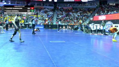 2A-120 lbs Champ. Round 1 - Carter Haberkorn, Charles City vs Judah Gurwell, Winterset