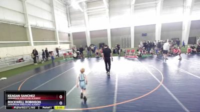 45 lbs Round 3 - Keagan Sanchez, Sanderson Wrestling Academy vs Rockwell Robinson, Sanderson Wrestling Academy