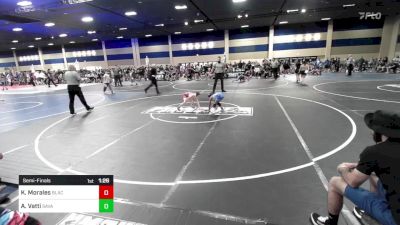 58 lbs Semifinal - Kensey Morales, Blackcat WC vs Abhisri Vatti, Savage House WC