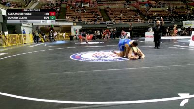 Junior Boys - 175 lbs Semis - Alexander Hicks, Lion Of Judah Wrestling Academy vs Donald Glenn, Willits Grapplin Pack Wrestling