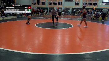 110 lbs Semifinal - Braelyn Suckow, Sumner-Fredericksburg vs Amya Bass, Assumption, Davenport