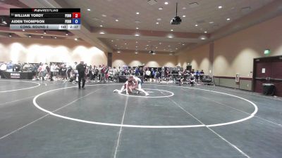 126 lbs Cons. Round 2 - William Yordy, Pennsylvania vs Aiden Thompson, Pennsylvania