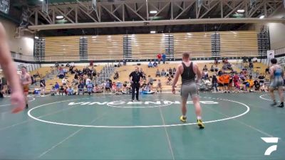 220 lbs Round 2 (6 Team) - JUSTIN HOFFLER, UNION COUNTY vs JOHN PURDY, MAURER COUGHLIN WRESTLING CLUB